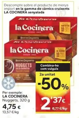 Caprabo LA COCINERA Nuggets oferta