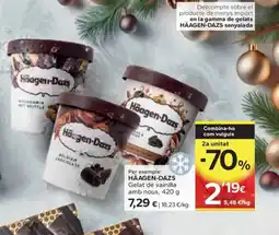 Caprabo HÄAGEN-DAZS Gelat de vainilla amb nous oferta