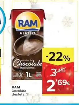 Caprabo RAM Xocolata desfeta oferta