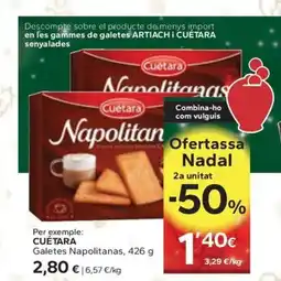 Caprabo CUÉTARA Galetes Napolitanas oferta