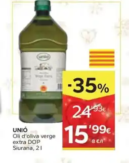 Caprabo UNIÓ Oli d'oliva verge extra DOP Siurana oferta