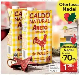 Caprabo ANETO Brou natural de pollastre oferta