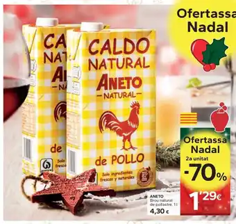 Caprabo ANETO Brou natural de pollastre oferta