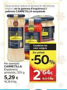 Caprabo CARRETILLA Espàrrecs gruixuts oferta