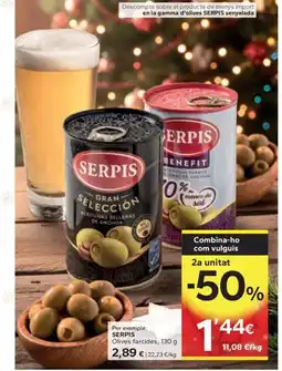 Caprabo SERPIS Olives farcides oferta