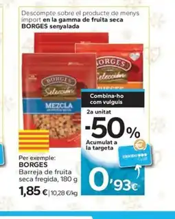 Caprabo BORGES Barreja de fruita seca fregida oferta