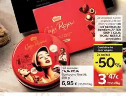 Caprabo CAJA ROJA Bombons Nestlé oferta