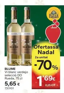 Caprabo BLUME Vi blanc verdejo selecció DO Rueda oferta