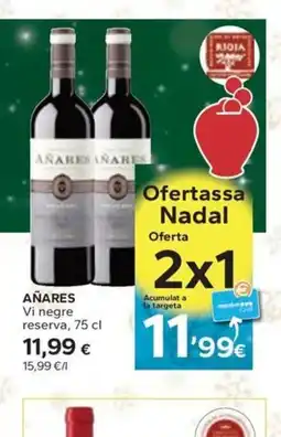 Caprabo AÑARES Vi negre oferta