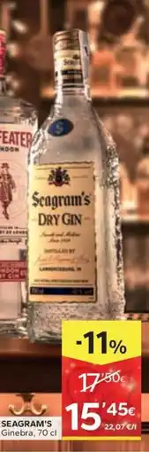 Caprabo SEAGRAM'S Ginebra oferta