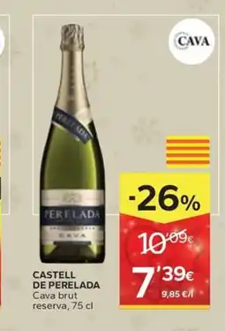 Caprabo CASTELL DE PERELADA Cava brut reserva oferta