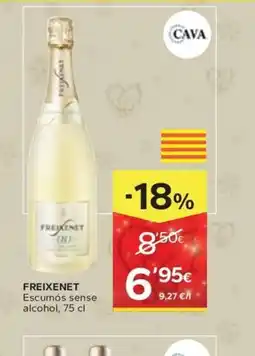 Caprabo FREIXENET Escumós sense alcohol oferta