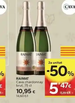Caprabo RAIMAT Cava chardonnay brut oferta