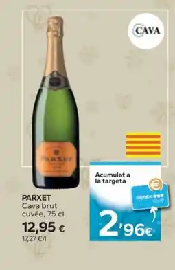 Caprabo PARXET Cava brut cuvée oferta