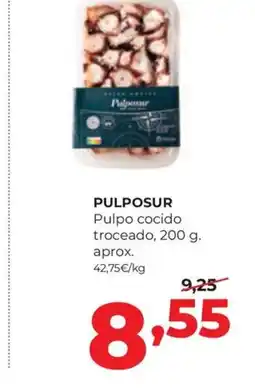 Alimerka PULPOSUR Pulpo cocido troceado oferta