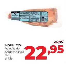 Alimerka MORALEJO Paletilla de cordero asado oferta