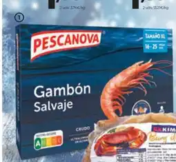 Alimerka PESCANOVA Gambón salvaje crudo XL, 16/25 piezas oferta