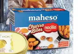 Alimerka MAHESO Churro bites rellenos de nocilla oferta