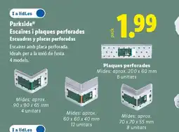 Lidl PARKSIDE Escaires i plaques perforades oferta