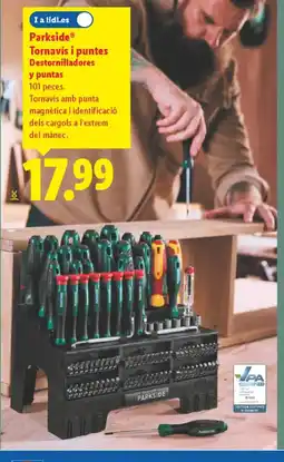 Lidl PARKSIDE Tornavís i puntes Destornilladores oferta