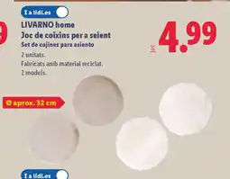 Lidl LIVARNO home Joc de coixins per a seient oferta