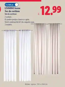 Lidl LIVARNO home Joc de cortines oferta