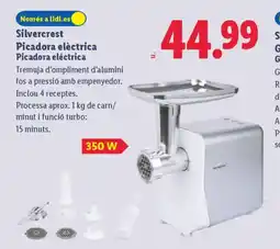 Lidl SILVERCREST Picadora elèctrica Picadora eléctrica oferta