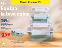 Lidl SILVERCREST Carmanyoles hermètiques plegables oferta