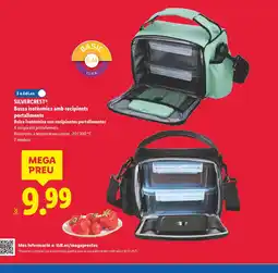 Lidl SILVERCREST Bossa isotèrmica amb recipients portaliments oferta