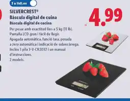 Lidl SILVERCREST Bàscula digital de cuina oferta