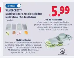 Lidl SILVERCREST Multiratllador / Joc de ratlladors oferta