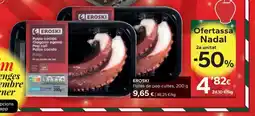 Caprabo EROSKI Pulpo cocido oferta