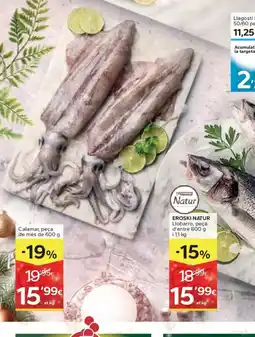 Caprabo Calamar, peça de més oferta