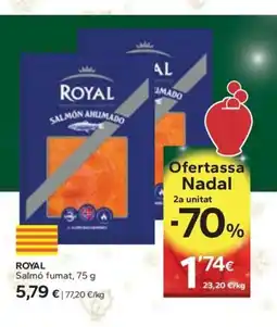 Caprabo ROYAL Salmó fumat oferta