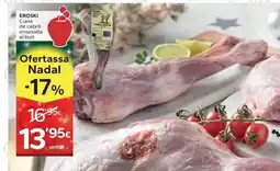 Caprabo EROSKI Cuixa de cabrit envasada al buit oferta