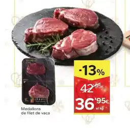 Caprabo Medallons de filet de vaca oferta