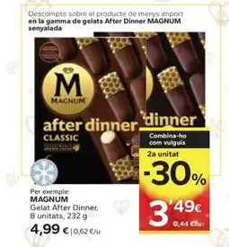 Caprabo MAGNUM Gelat After Dinner oferta