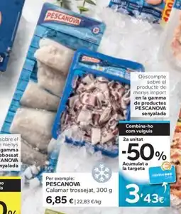 Caprabo PESCANOVA Calamar trossejat oferta