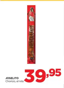 Alimerka JOSELITO Chorizo oferta