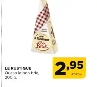 Alimerka LE RUSTIQUE Queso le bon brie oferta