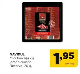 Alimerka NAVIDUL Mini lonchas de jamón curado oferta