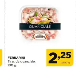 Alimerka FERRARINI Tiras de guanciale oferta