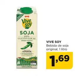 Alimerka VIVE SOY Bebida de soja original oferta