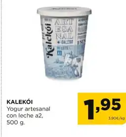 Alimerka KALEKÓI Yogur artesanal con leche a2 oferta
