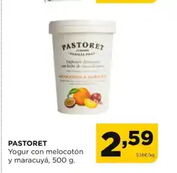 Alimerka PASTORET Yogur con melocotón y maracuyá oferta