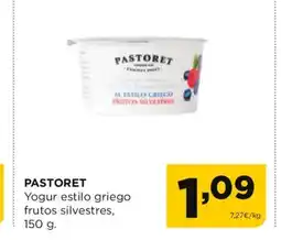 Alimerka PASTORET Yogur estilo griego frutos silvestres oferta