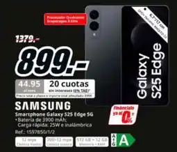 MediaMarkt SAMSUNG Smartphone Galaxy $25 Edge 5G oferta