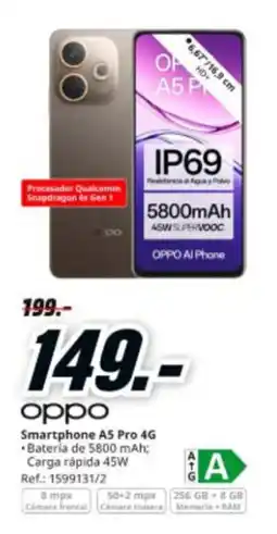 MediaMarkt OPPO Smartphone A5 Pro 4G oferta