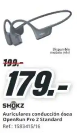 MediaMarkt SHOKZ Auriculares conducción ósea OpenRun Pro 2 Standard oferta