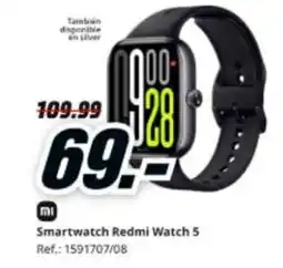 MediaMarkt XIAOMI Smartwatch Redmi Watch 5 oferta